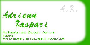 adrienn kaspari business card